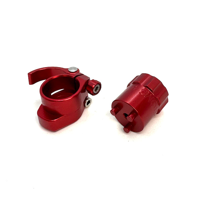 Planet Eclipse EMEK 100 ETHA2 Aluminum Feedneck and Back Cap Combo - RED