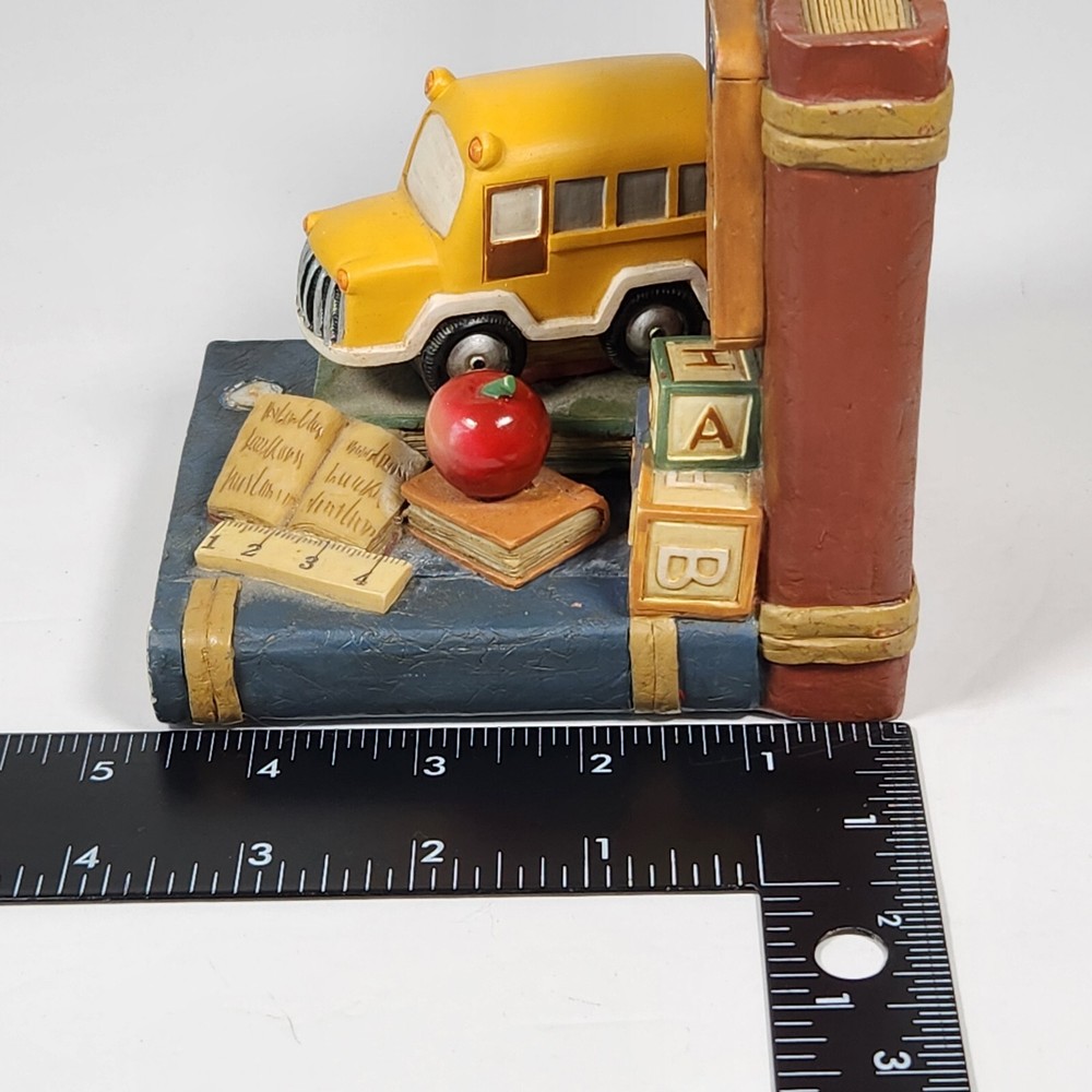 Vintage Single Bookend Replacement School Bus Classroom Mantle Office Decor