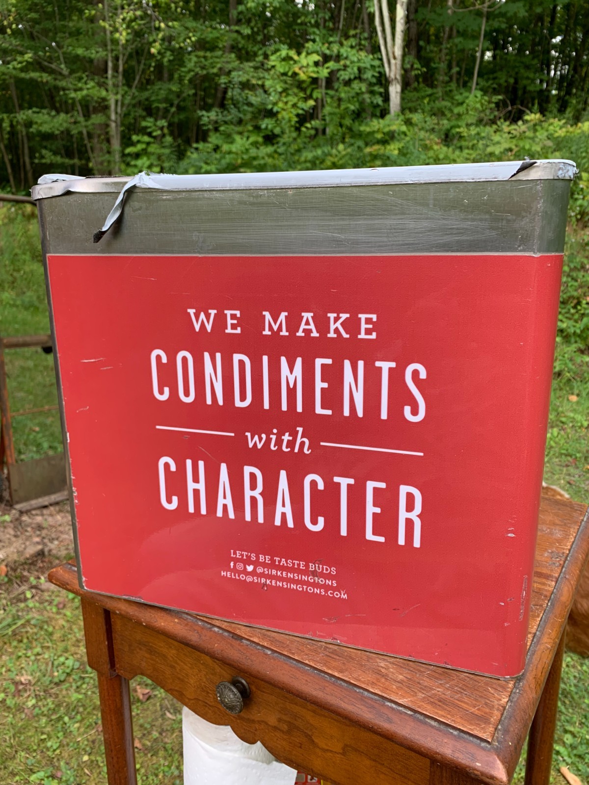 Vintage Restaurant Sir Kensington's Ketchup Dispenser Large