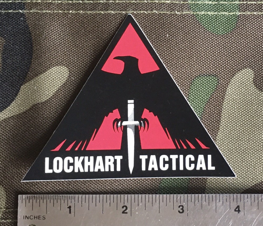 Lockhart Tactical Logo Sticker Set , 1 Large/1 Small.
