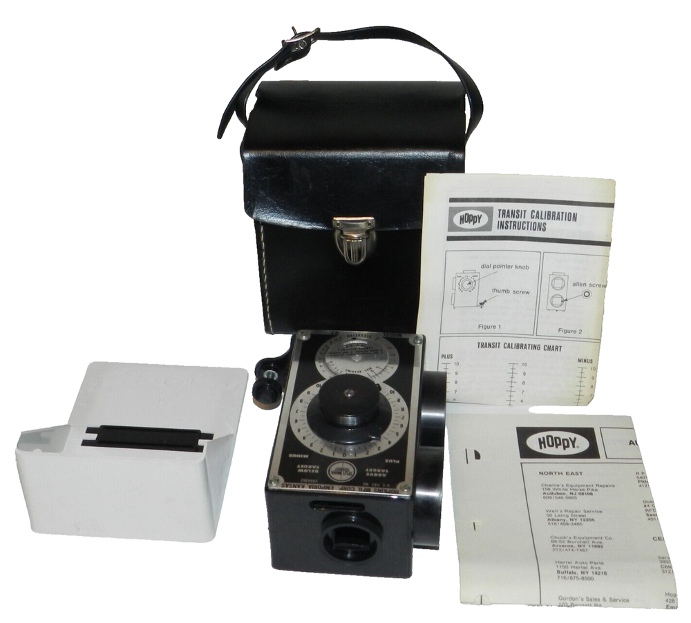 1960'S HOPPY MODEL G2 SPLIT IMAGE TRANSIT CALIBRATION SYTEM