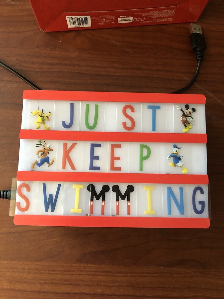Disney Jr Mickey Led Message Light Box