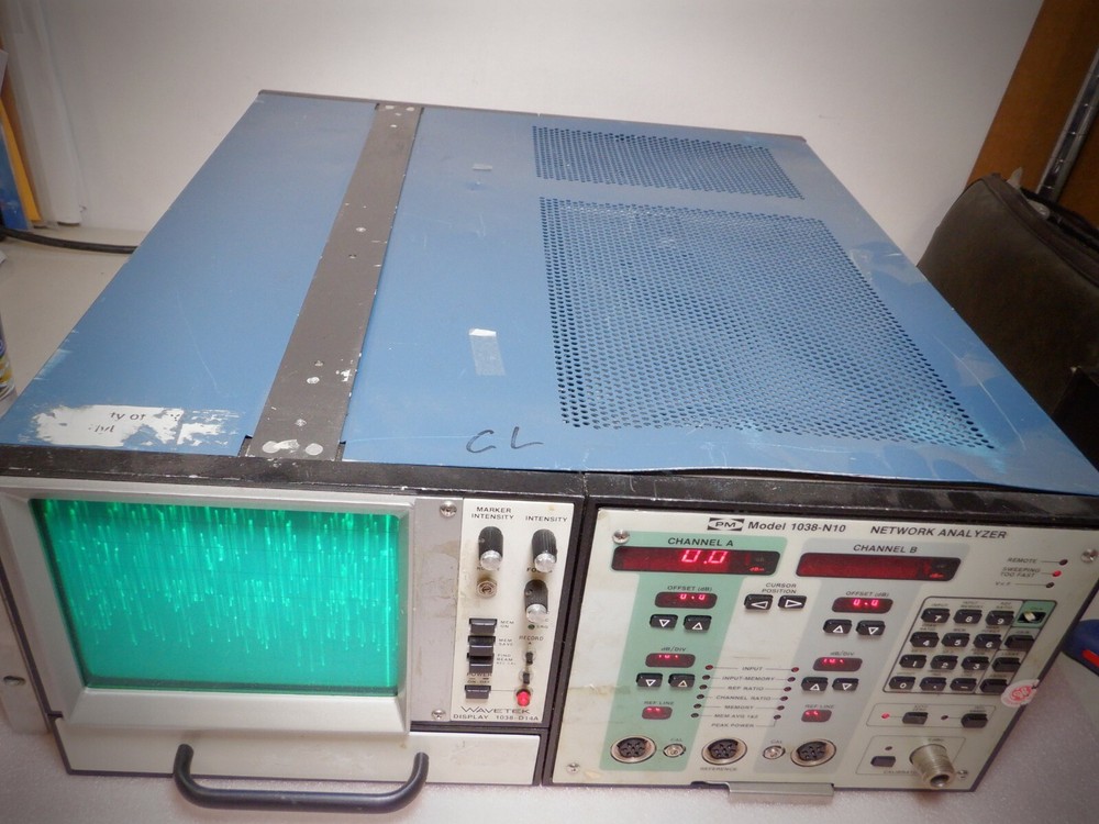 Wavetek PMI 1038-N10 1038-D14A Network Analyzer w/ Display