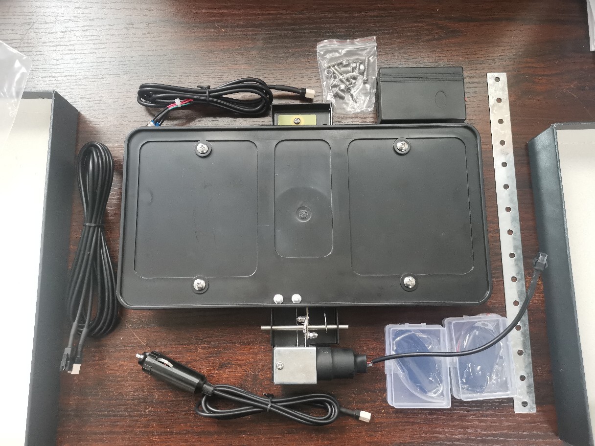 Universal US Standard Modified Bumper License Plate Frame Mount Bracket Holder