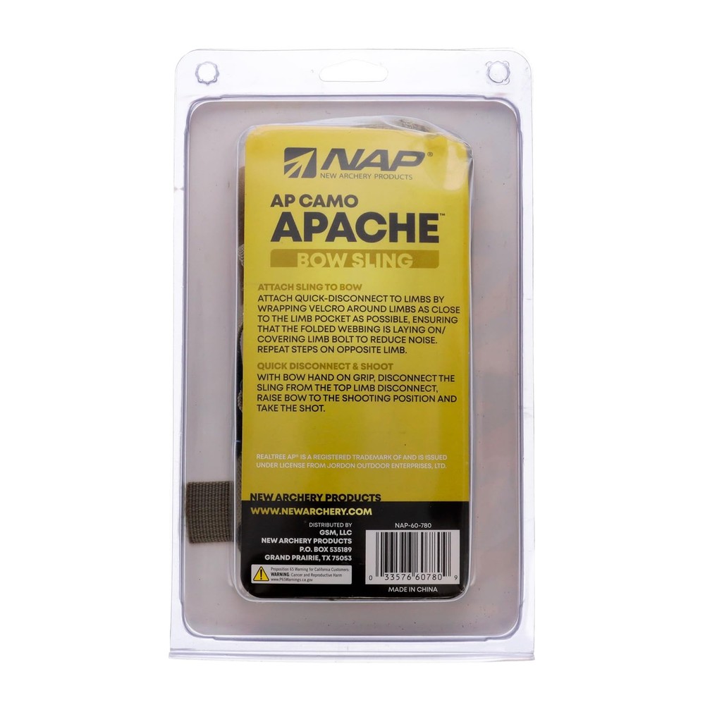 NAP Apache Hunting Bow Sling - Durable, Lightweight, Quiet, Adjustable