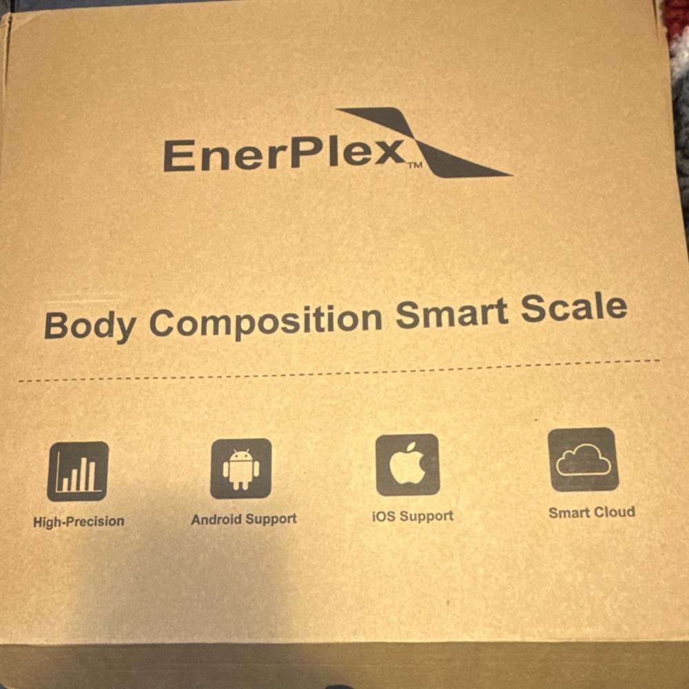 EnerPlex Body Composition Smart Scale High-Precision Android iOS, BMI, Body Fat