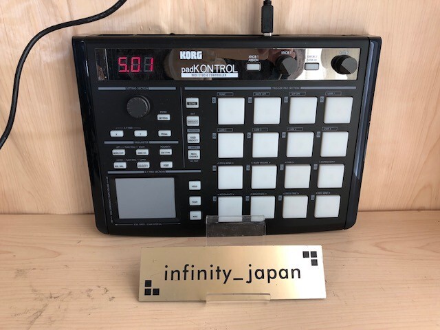 KORG KPC-1 Black padKONTROL MIDI Studio Controller No Adapter fast ship