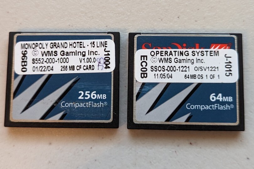 WMS  BB1 Software Set "MONOPOLY GRAND HOTEL" Classic