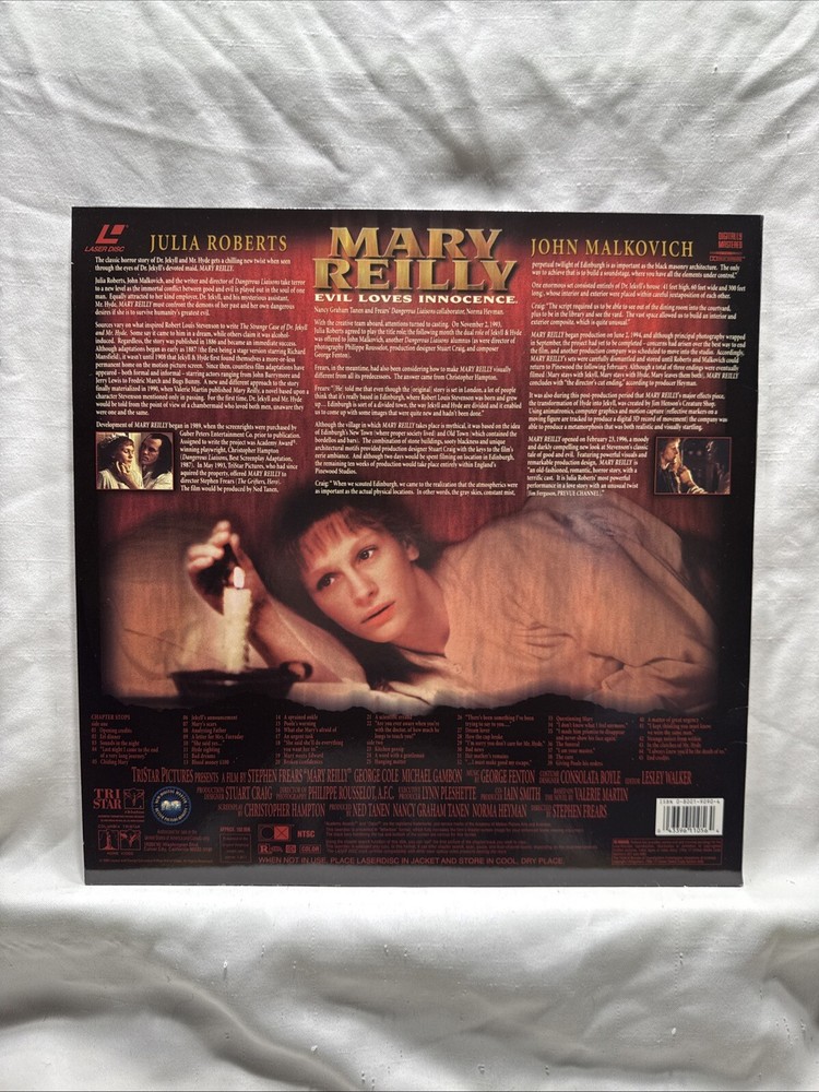 Mary Reilly (Laserdisc, 1996)
