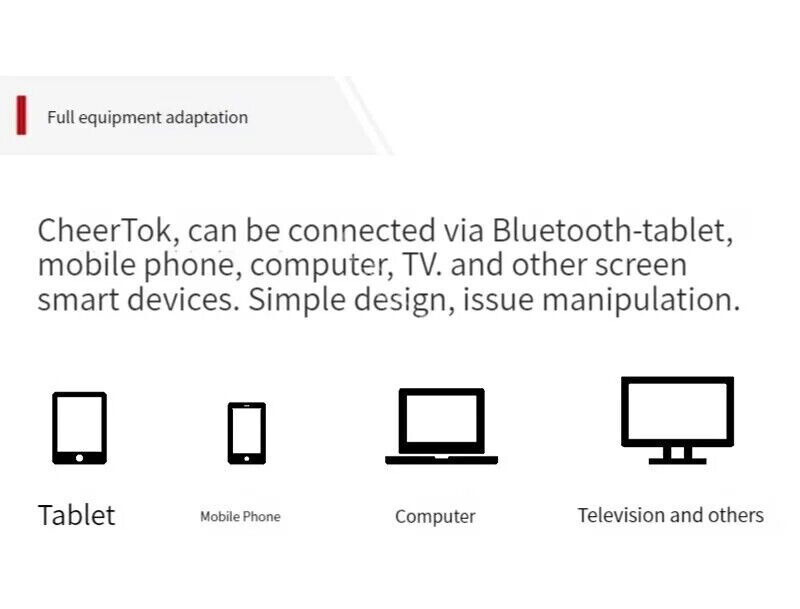 Cheerdots Wireless Air Mouse Presenter Trackpad Laser Pointer Clicker Bluetooth
