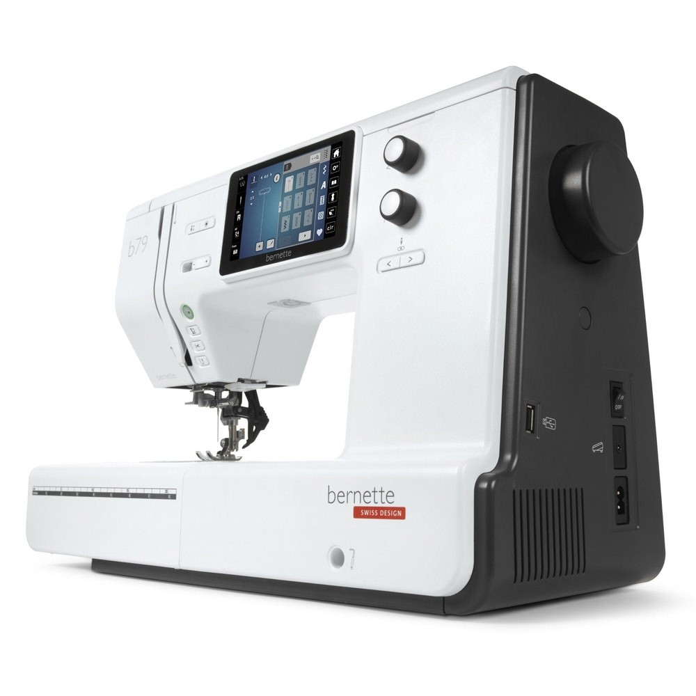 Bernette B79 Sewing & Embroidery Machine Bundle with 130 Thread Spools