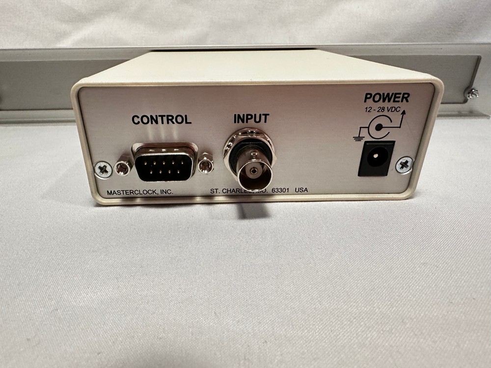 Masterclock TCD-200 Time Code Driven Clock w/Rack Mount