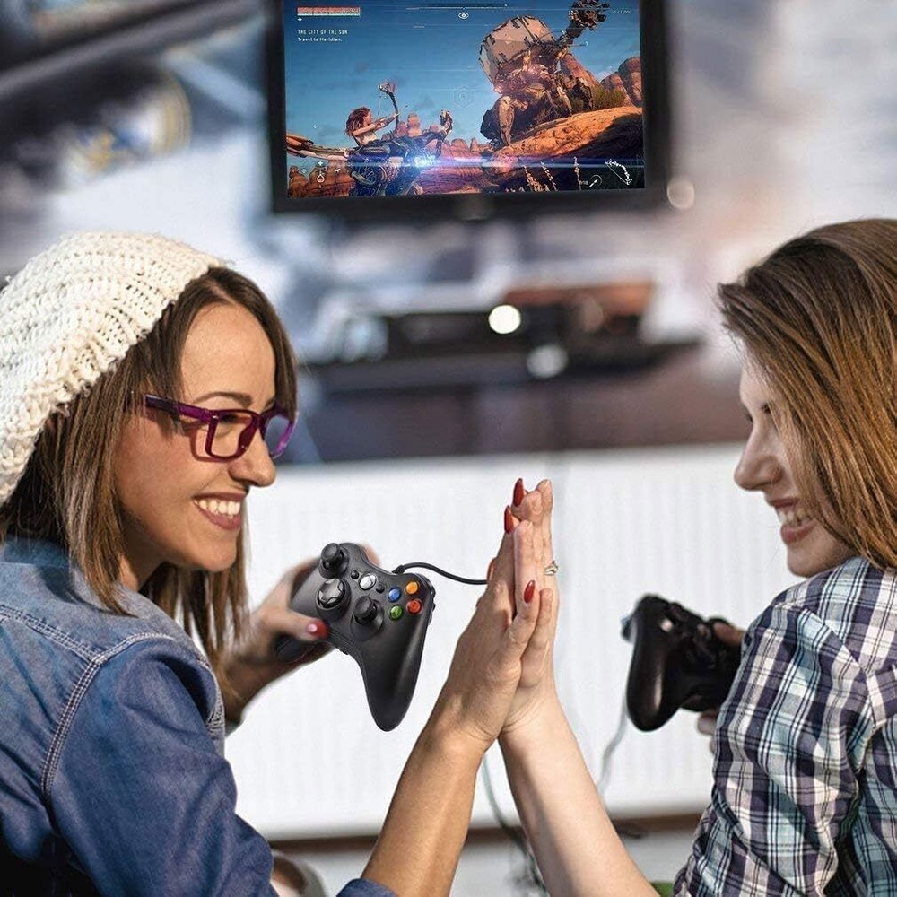 Wired PC Controller for Xbox 360, Game Controller for Steam PC Xbox 360 Slim