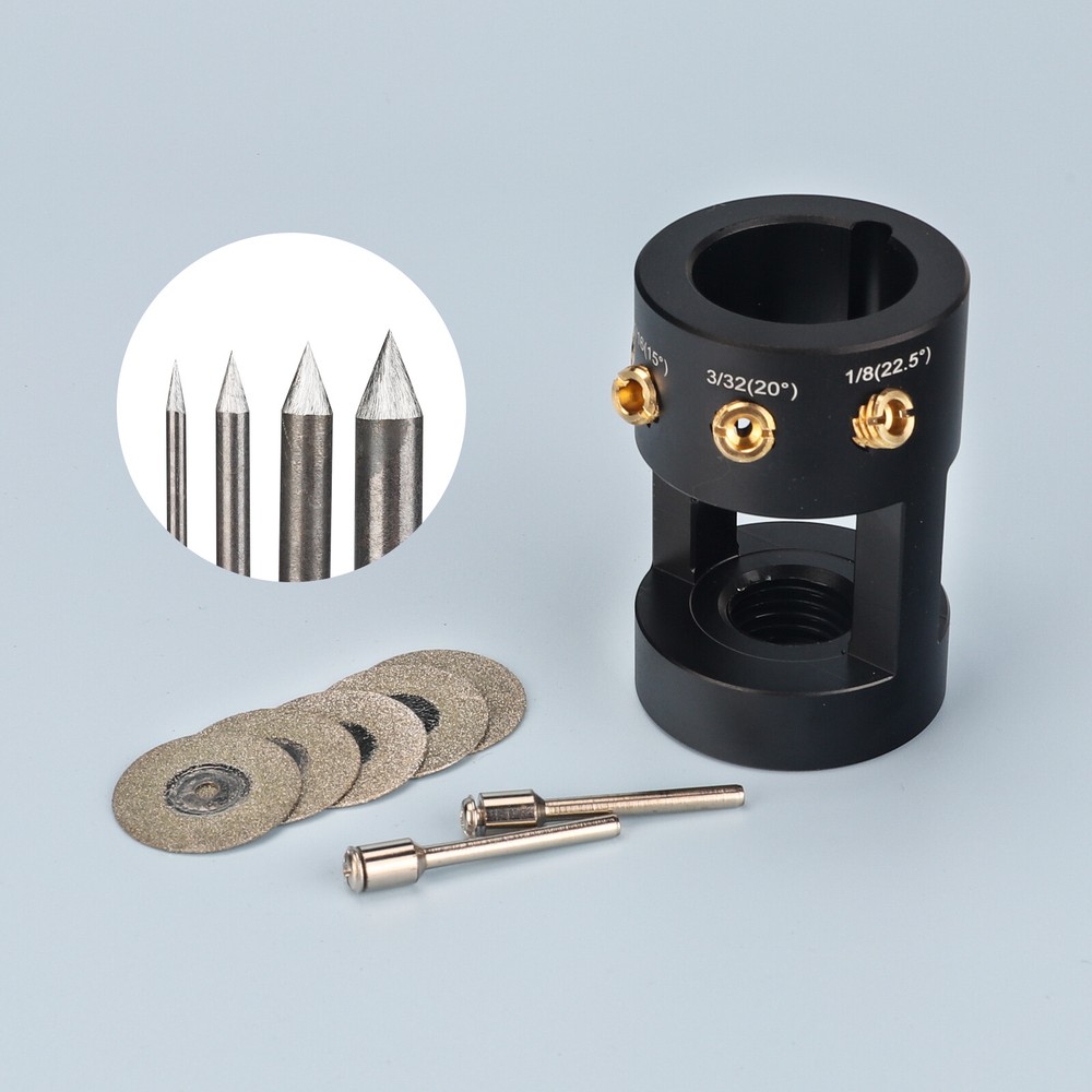 TIG Tungsten Grinder Sharpener Multi-Angle & Offset Tool Lightweight Aluminium