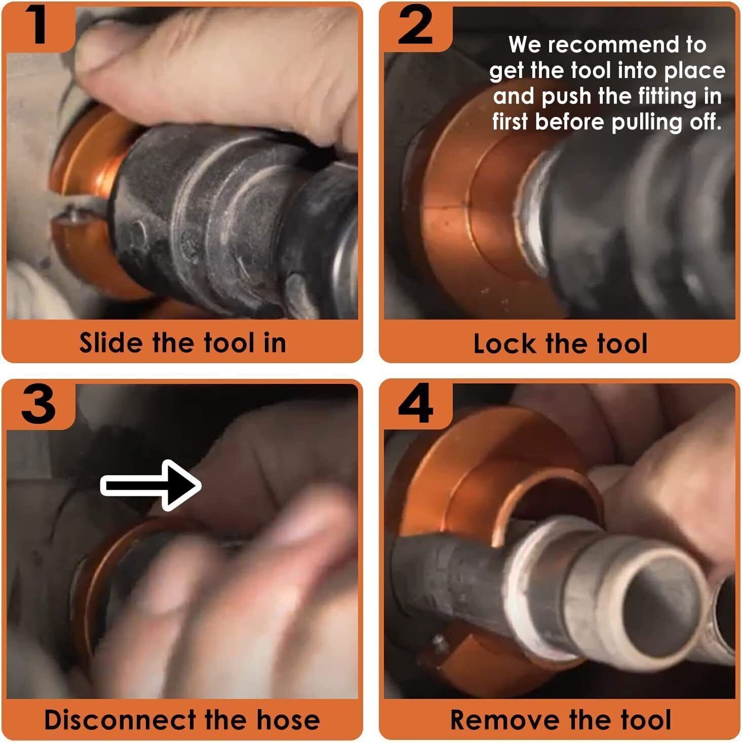 39190 Heater Hose Disconnect Tool 3/4'' for GM Tahoe Silverado Chevy Metal