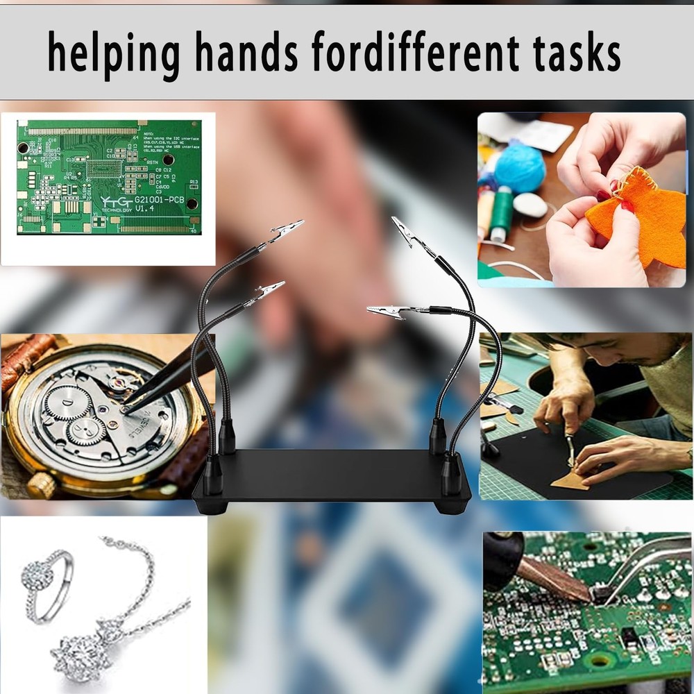 Helping Third-Hand Soldering, Hands Soldering Station Tool 4...