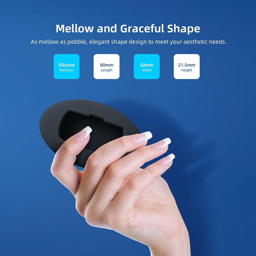 Silicone Camera Desktop Stand Base Holder Mount Bracket for Insta360 X3 Action