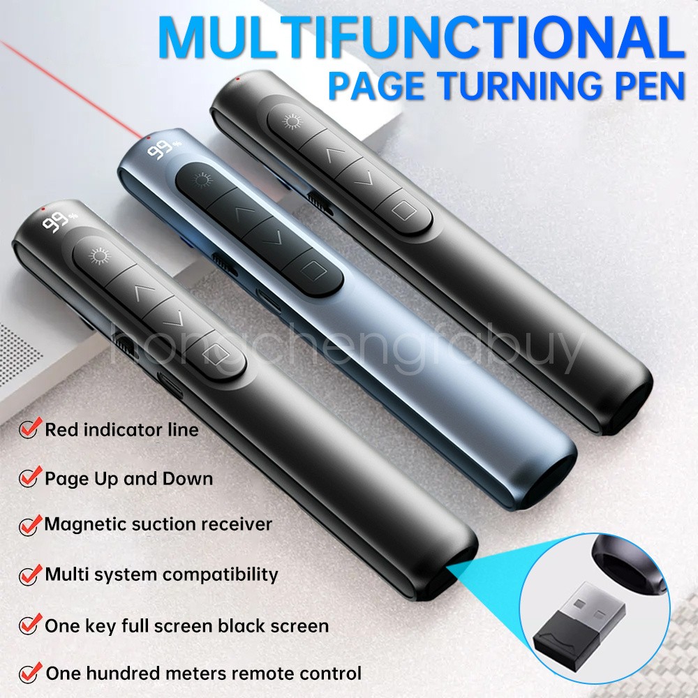 Powerpoint Presentation Remote Wireless USB Presenter Laser Pointer Clicker Pen