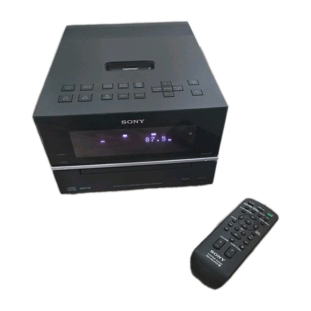 Sony Micro Hi-Fi Component HCD-BX20i Compact Disc Receiver AM/FM iPod Remote
