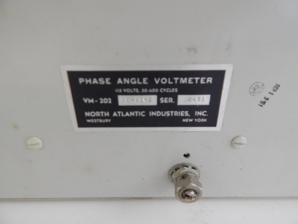NORTH ATLANTIC PHASE ANGLE VOLTMETER MODEL 202BR (LYW73)