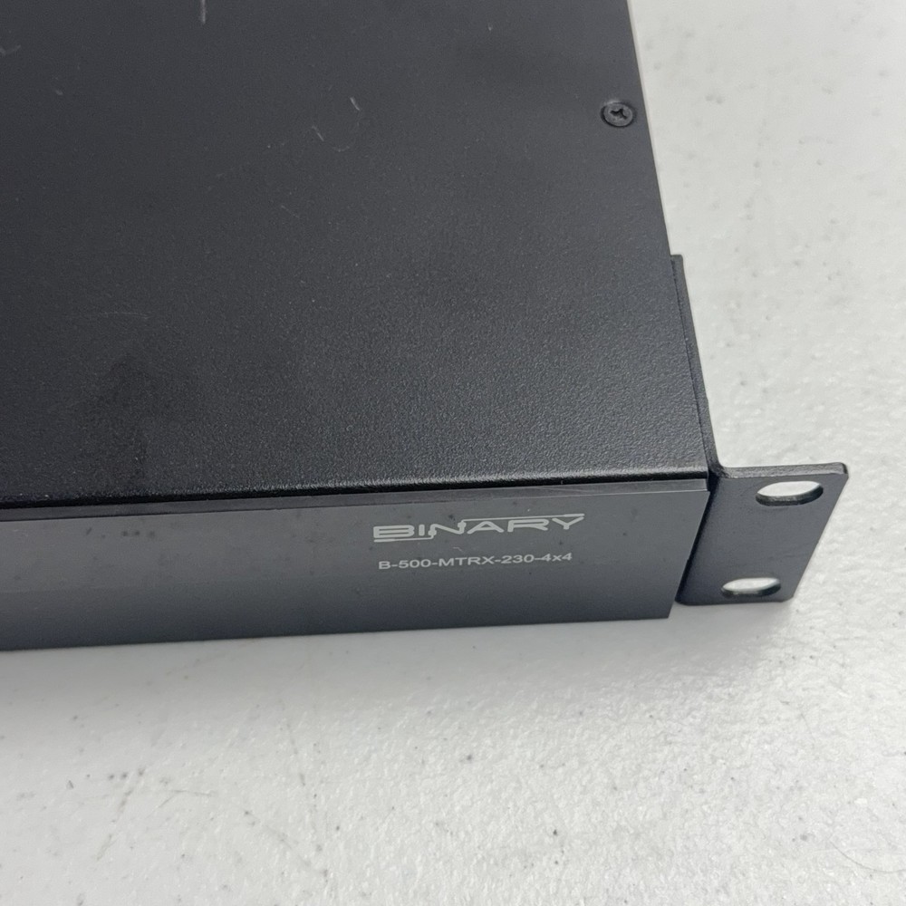 Binary B-500-MTRX-230-4x4 HDMI 4x4 Matrix Replacement Switcher TESTED WORKING