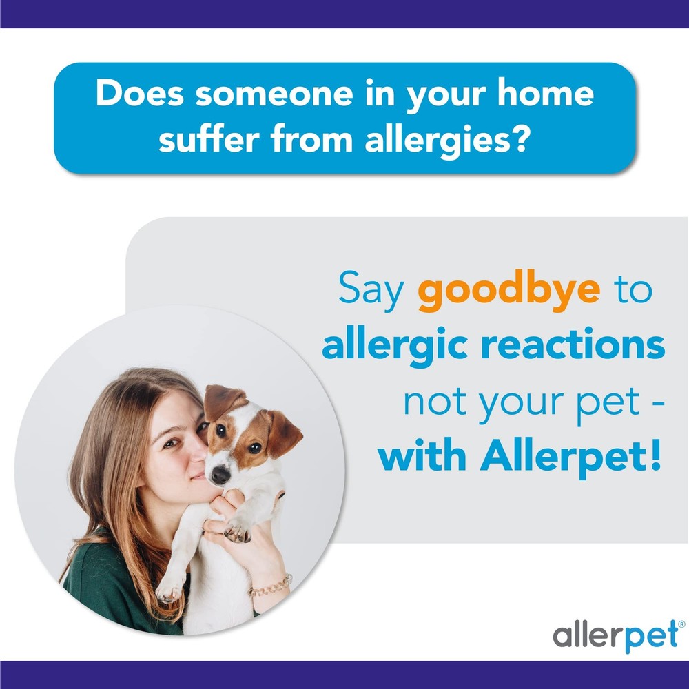 Allerpet Single Solution 16 fl oz Bottle Dander Remover for Pets - Relieves