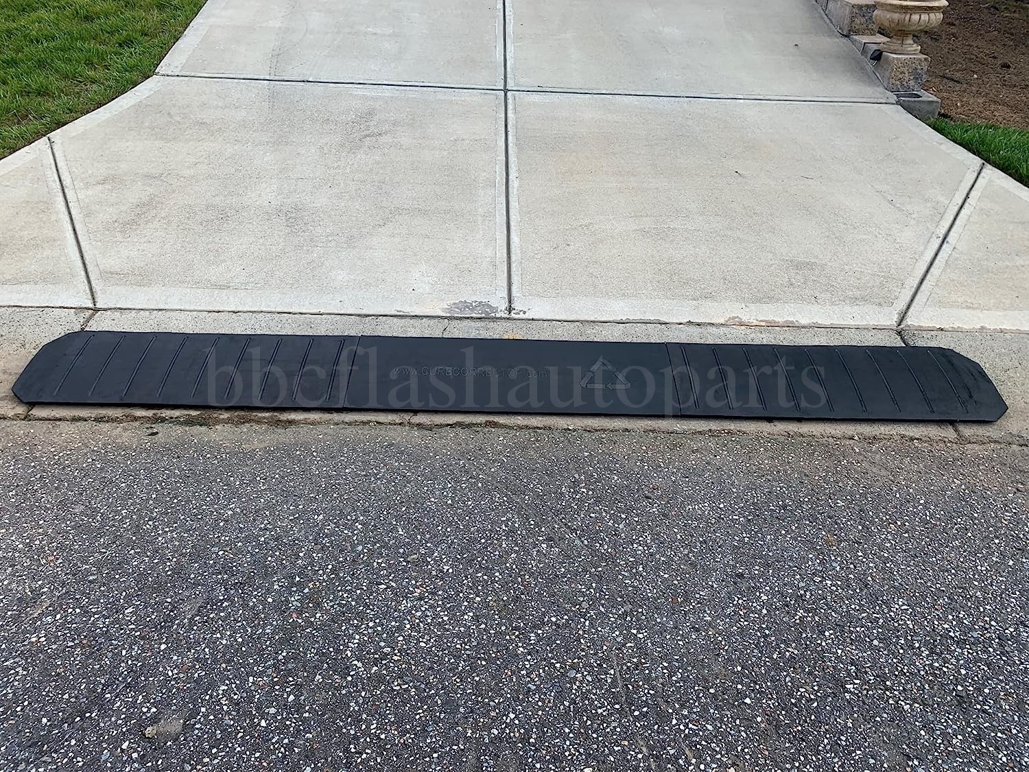 3 Pcs Expandable Driveway Curb Ramps Rubber Threshold for Car Truck SUV