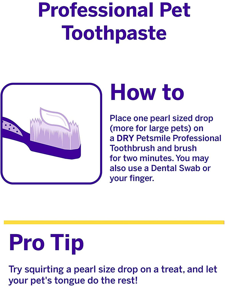Professional Pet Toothpaste for Cats & Dogs - Only VOHC Accepted Toothpaste - Cl