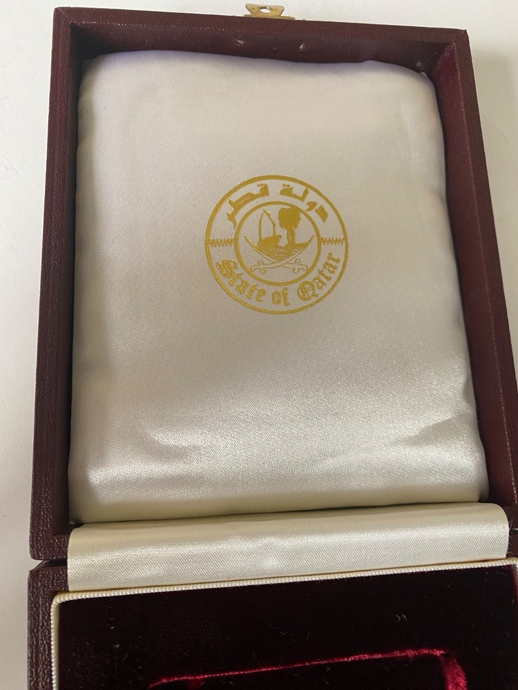 Qatar Official State Gift Presentation Empty Box Case for Collectable - ONLY BOX
