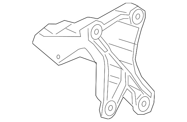 Genuine GM Passenger Side Engine Mount Bracket 23390692