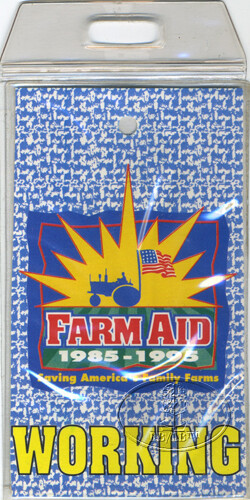 Farm Aid 1995 Laminated Backstage Pass NEIL YOUNG