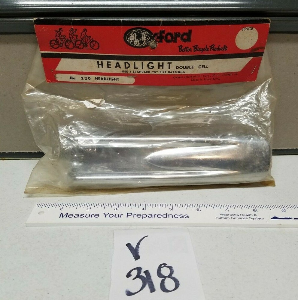 NIP Xford Bicycle Headlight Double Cell No. 220