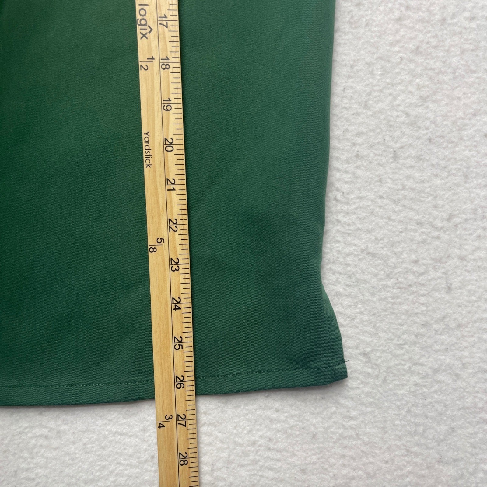 Fabletics Scrub Set Mens XS Helix Top Intake Pants Green V-Neck Short Sleeve