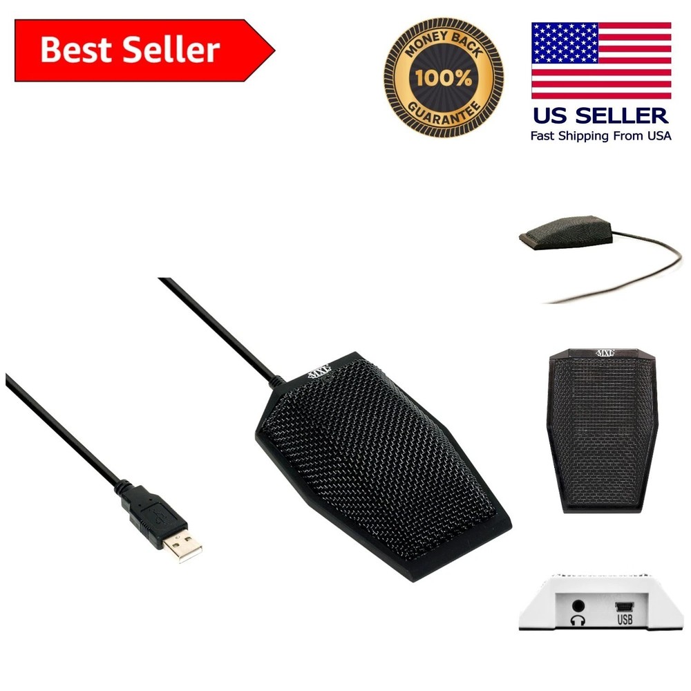 AC-404 USB Boundary Condenser Microphone - Crystal Clear Conferencing Audio