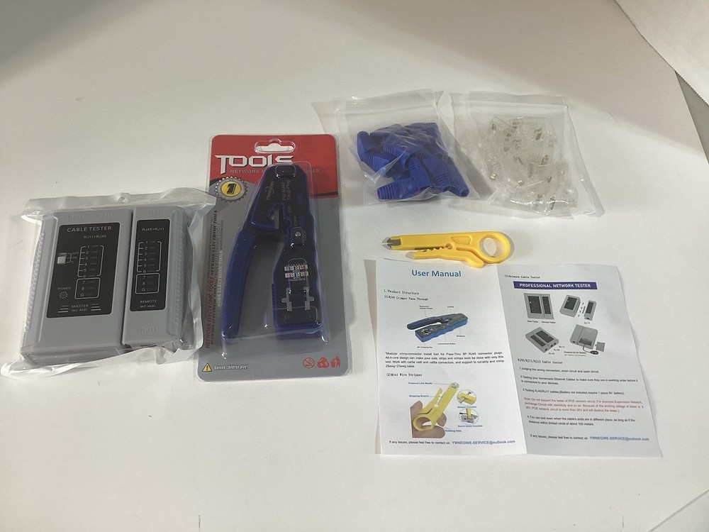 NETWORK RJ 45 ELECTRONICS KIT-PROCEEDS BENEFIT THE DENVER TOOL LIBRARY