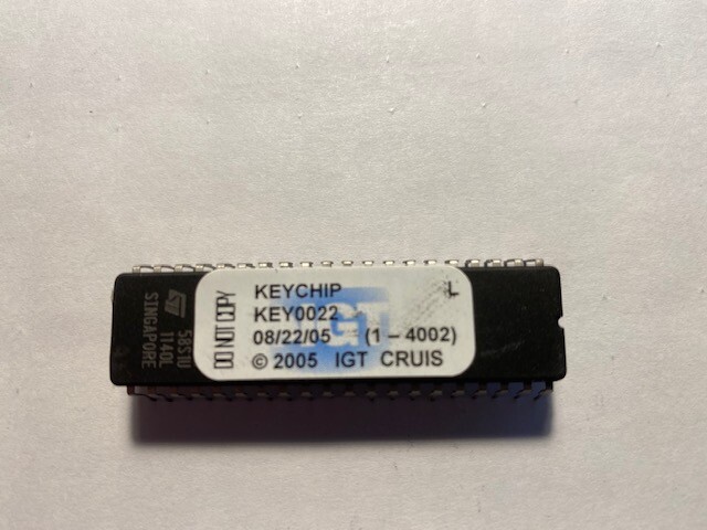 IGT S2000 Key Chip KEY0022 - OEM ORIGINAL