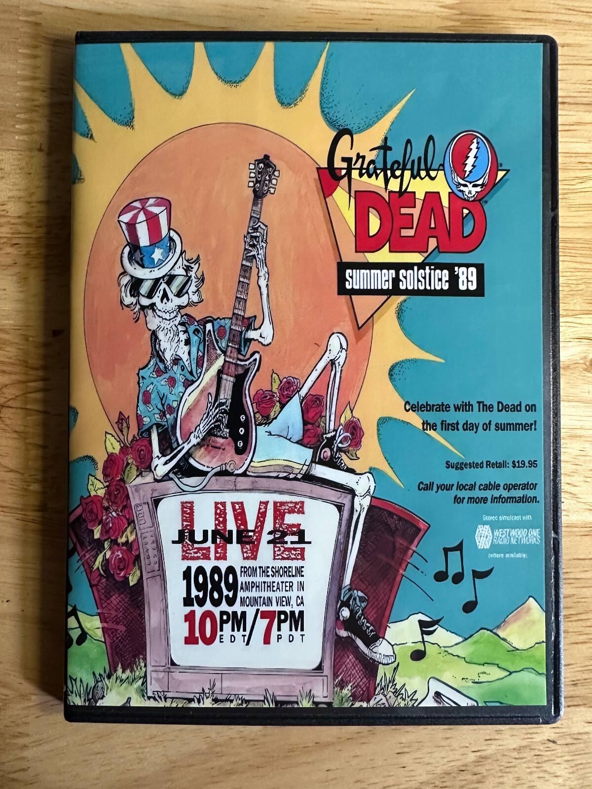 The Grateful Dead -  summer solstice 1989 Live DVD Jerry Garcia Bob Weir Lesh