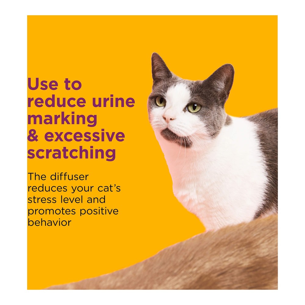 Comfort Zone Calming For Single and Multi-Cat Homes, Cat Pheromone, Single Diffu