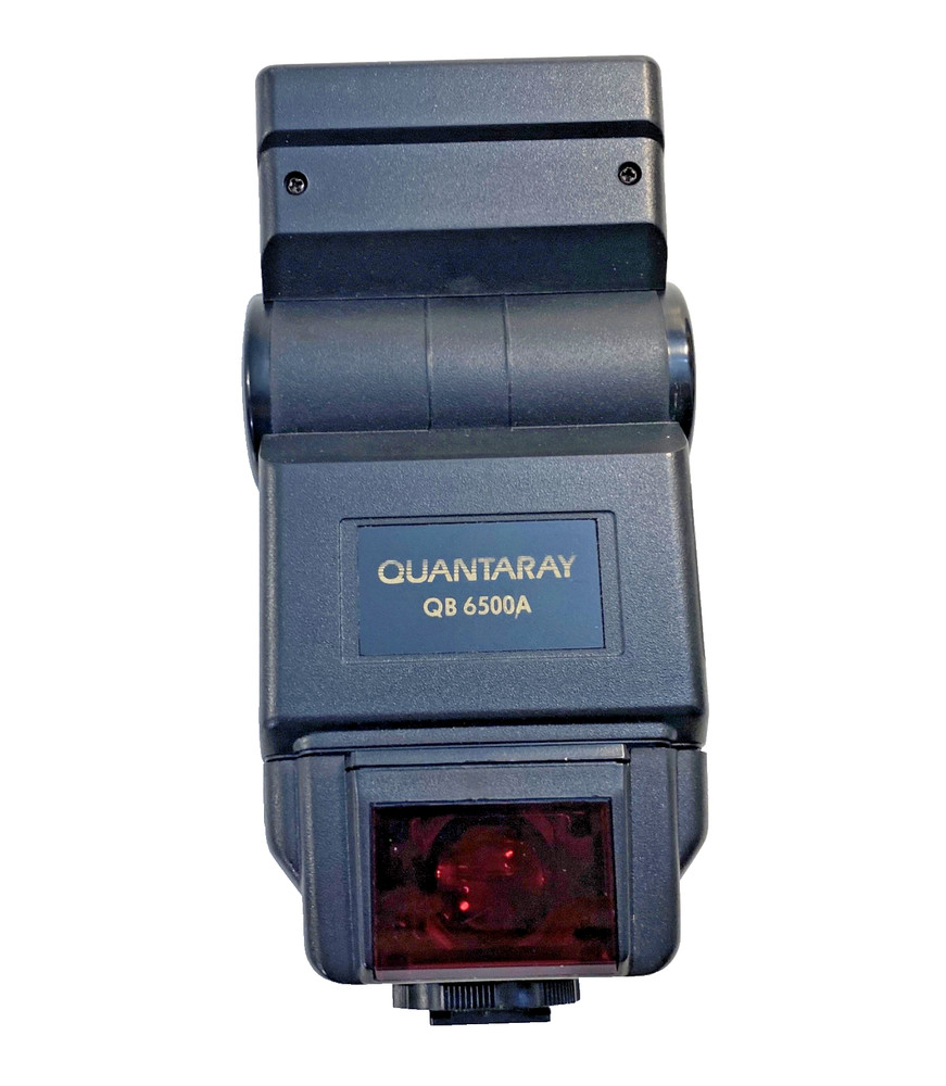 Quantaray QB 6500A Shoe Mount Camera Flash for Nikon & Canon DSLRs
