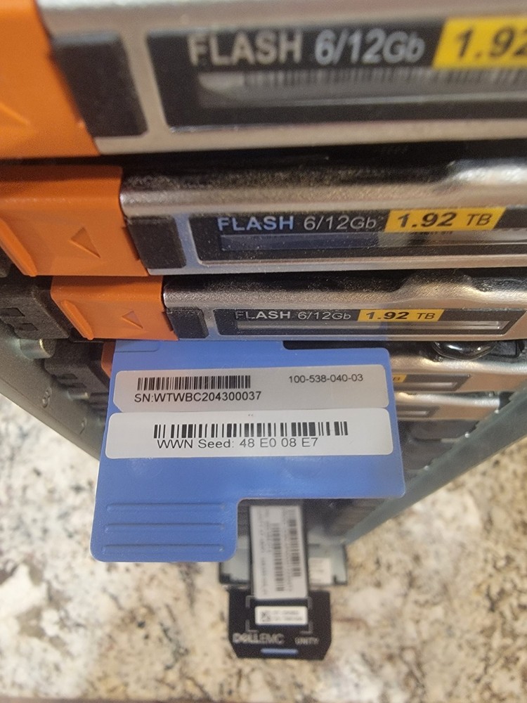 Dell EMC Unity XT 480F 25x 2.5" SFF Storage Array with I/O Modules