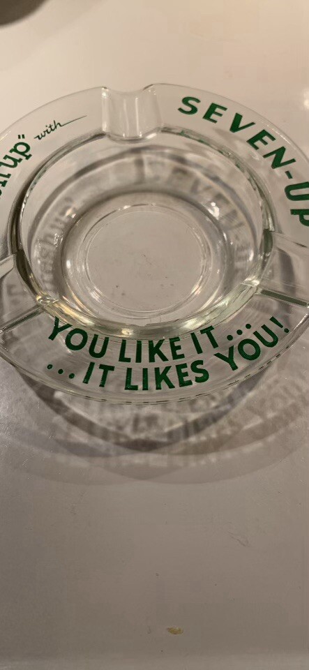 7up Vintage Ashtray