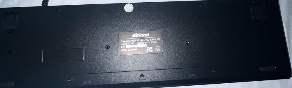 Electronics 4Piece Bundle - Keyboard, Mouse, Cord, & Computer Mat