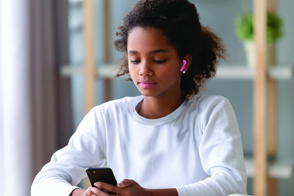 , Unicorn, Wireless Earbuds, Bluetooth with Microphone and Control Button, Long