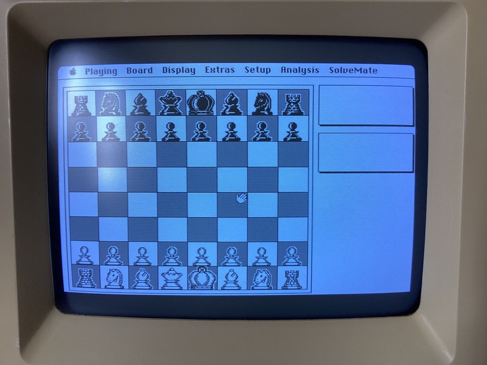 Vintage Macintosh Mac Program CHESSMASTER 2000 800K Disk 512k, Plus, SE, Classic