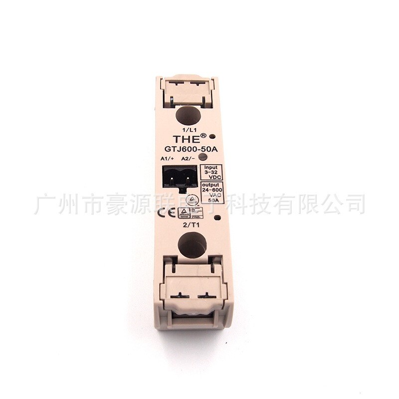 1pc for GTJ600-50A DIN rail single-phase AC radiator solid state relay