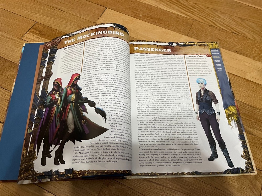 Pathfinder RPG 2e Lost Omens Firebrands HC 2nd Edition