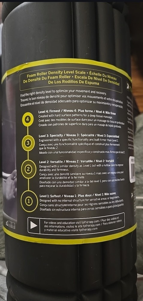 Trigger Point Performance TPT-GRDBW The Grid Black Foam Roller - Black