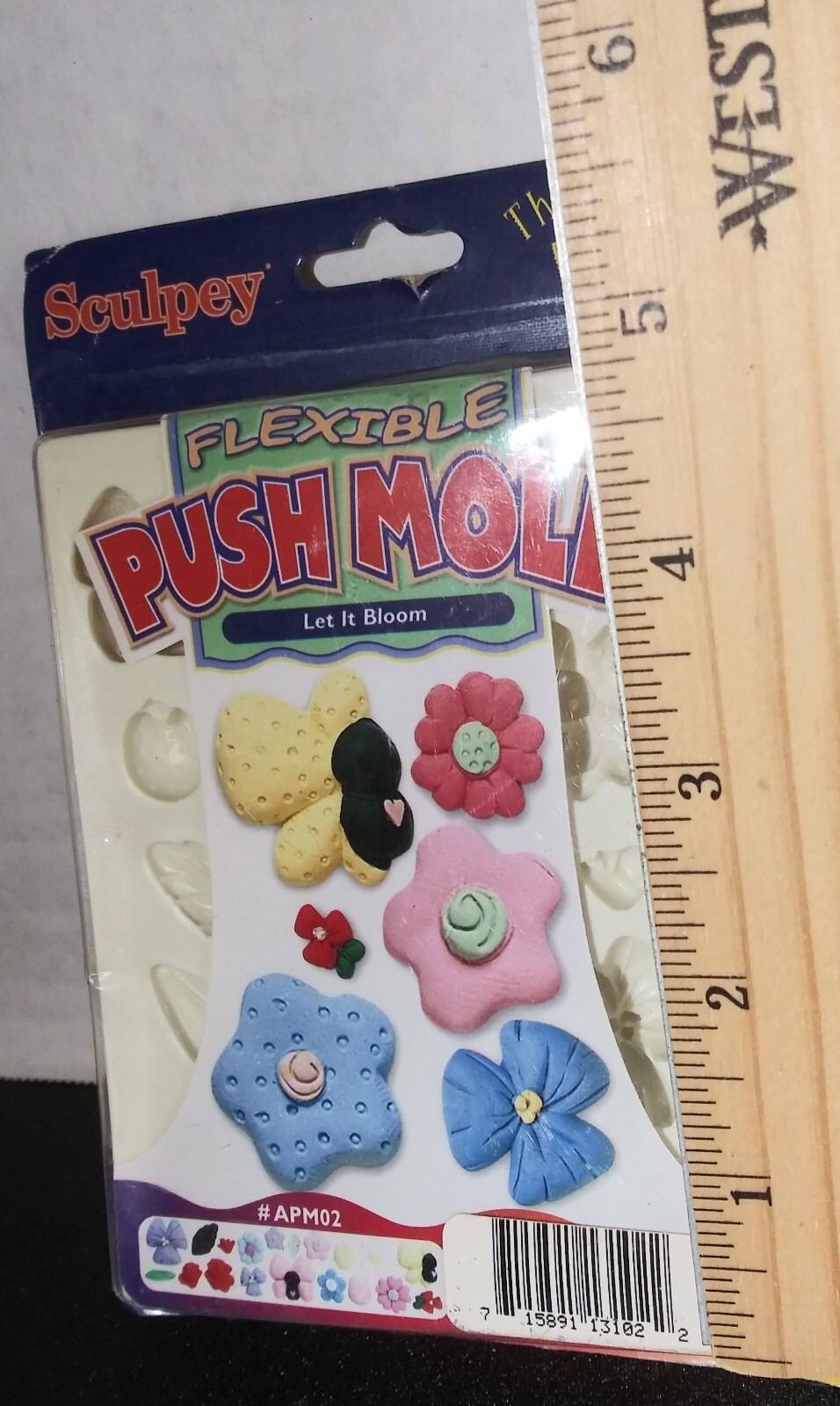 New Sculpey Flexible Push Mold Let It Bloom Polymer Clay Mold Spring Flowers