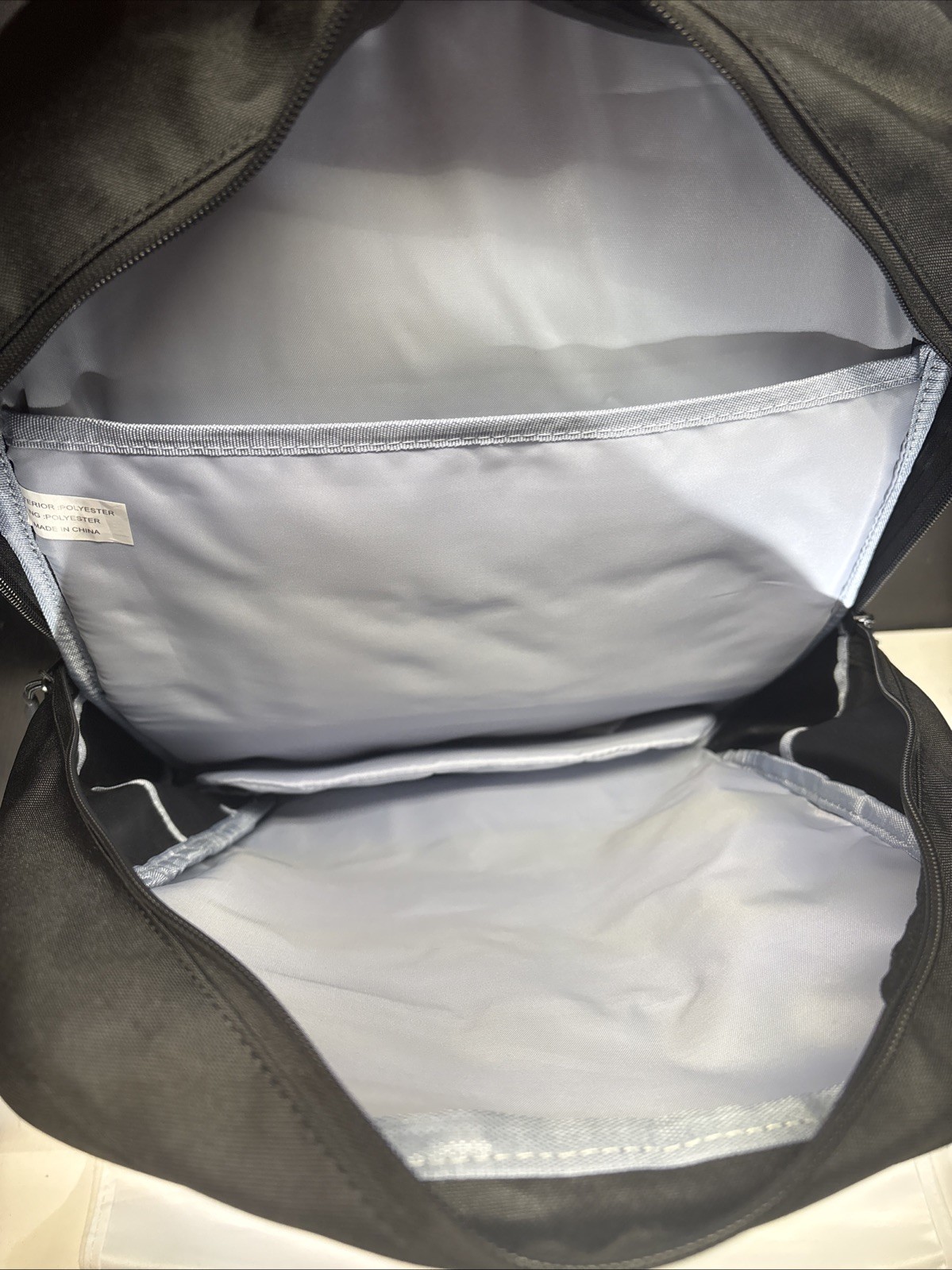 NWT-Amalodie Outdoor Recreation Backpack Black Adjustable Size 20 x 14 Terylene