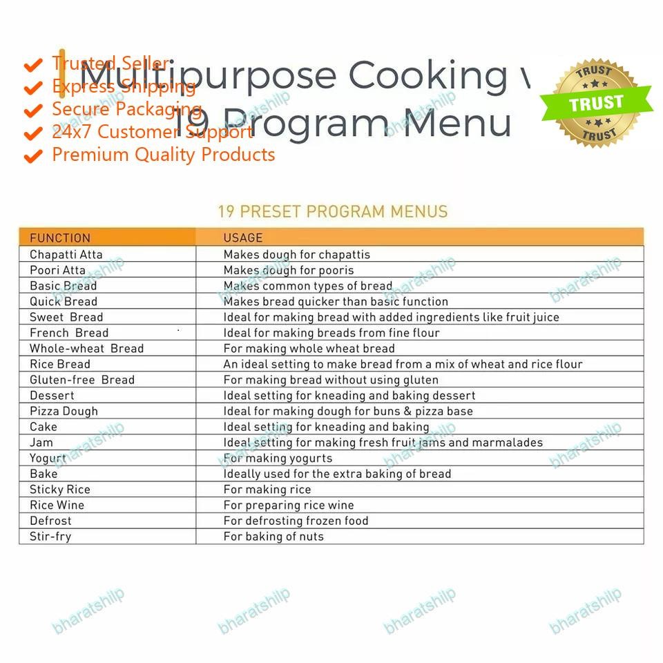 Atta & Bread Maker Machine -Automatically Mix Makes Hygienically & Conveniently